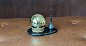 お洒落な「おりん」が届いた / デザイン仏具