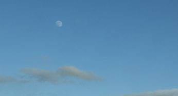 晴天の土曜日 / 真昼の月